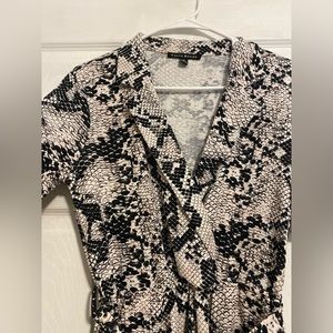 Snake print jumpsuit